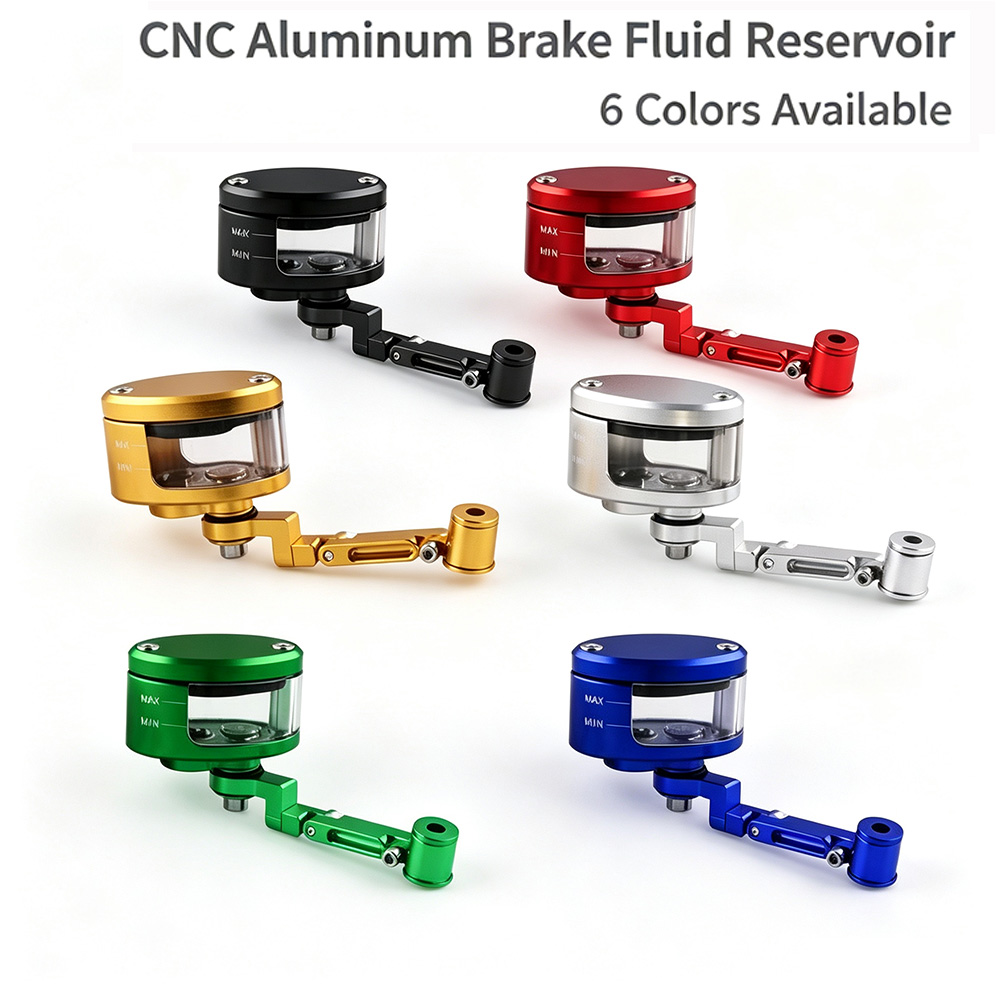 Motorcycle Brake Cable - ユニバーサルオートバイブレーキクラッチ流体リザーバーカップブレーキマスターシリンダーオイルタンクホンダヤマハスズキカワサキダートバイク用