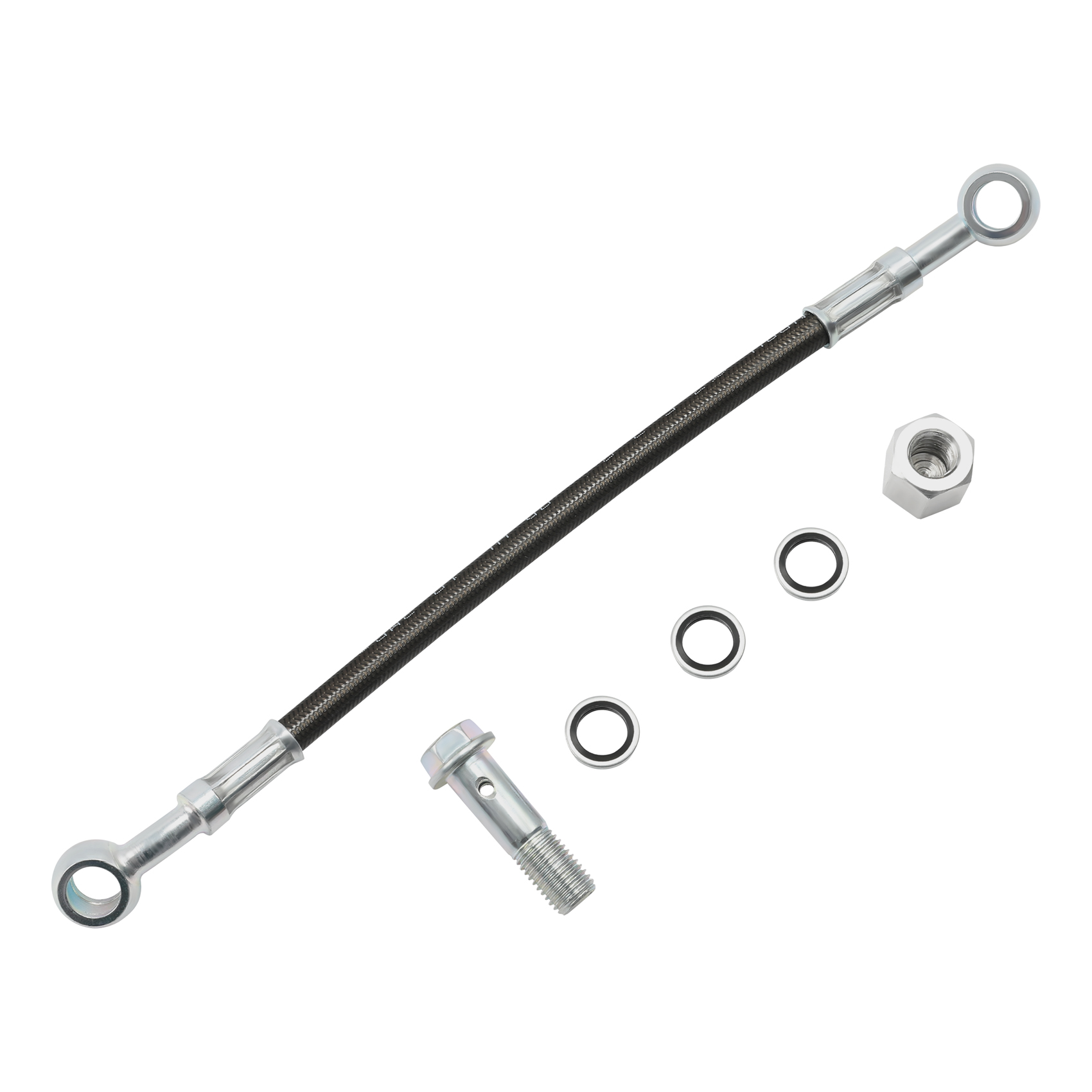 Brake Line Motorcycle - オートバイのブレーキホース用の延長コネクタ,ユニバーサルスペアパーツ,ライン25cm