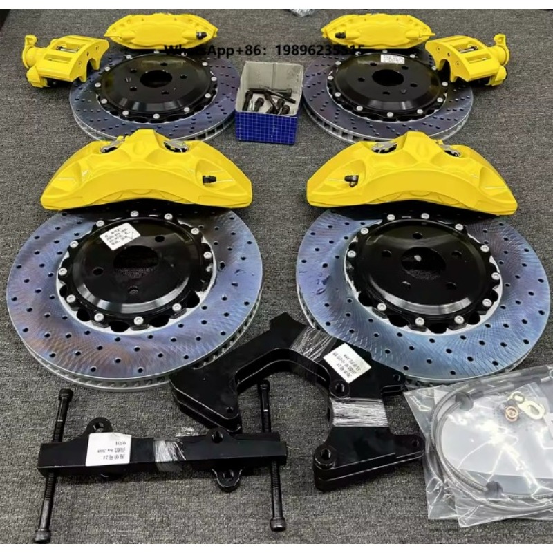Brake Rotor - 新しいベロセットビッグブレーキキット ブレーキキャリパー フロント6ピストン リア4ピストン 405 380ローター