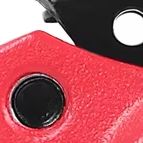Front Rear Brake Caliper Bracket Kit - 電動スクーター用ディスクブレーキキャリパー（赤色）- MAX G3用、前後取り付けブラケット付き、高性能、ブレーキ調整ツールキット