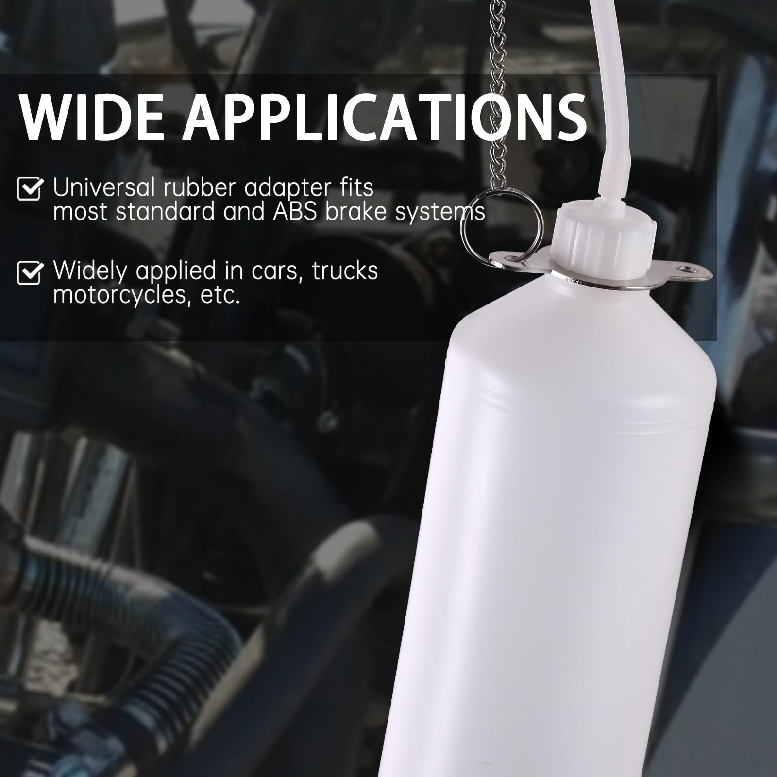 手動ブレーキブリーダーシステム 1L 液体抽出器と 60cm - Brake Fluid のレビューと価格