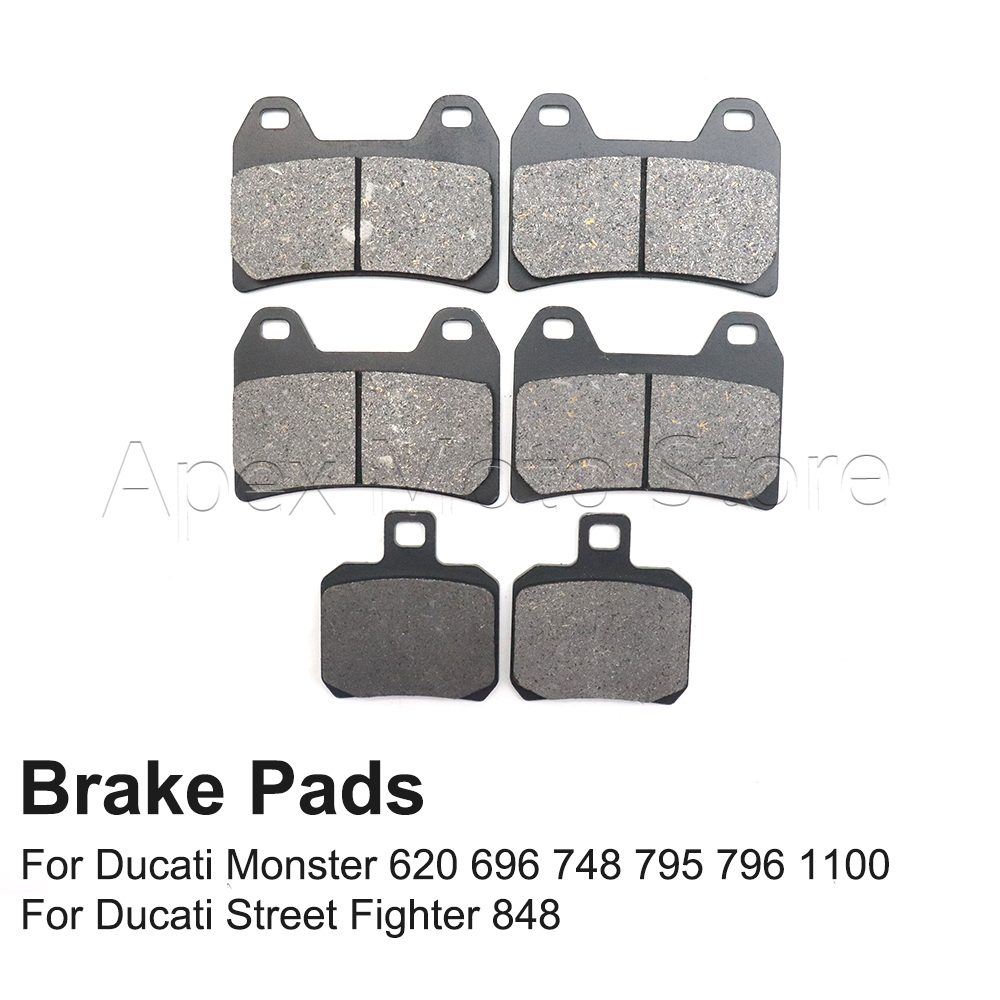 オートバイアクセサリーフロントリアブレーキパッドドゥカティモ - Motorcycle Brake Pads のレビューと価格