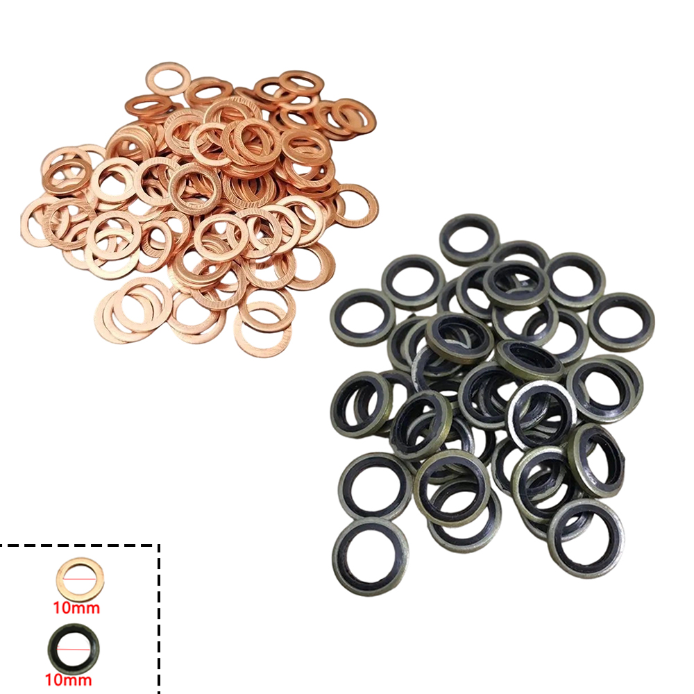 M10 銅製シーリングワッシャー オートバイブレーキ油圧オイ - Motorcycle Brake Cable のレビューと価格