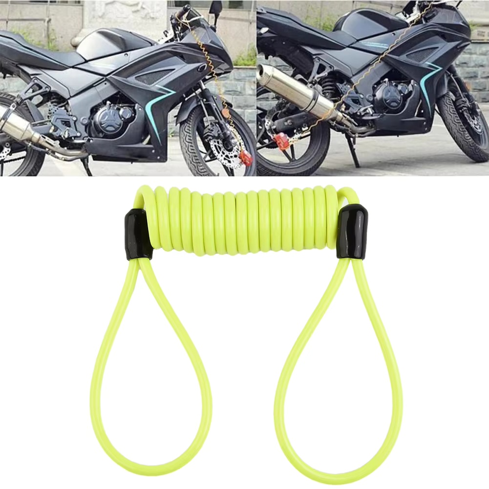 1.2Mディスクロックリマインダーケーブル盗難防止バイクオー - Brake Line Motorcycle のレビューと価格