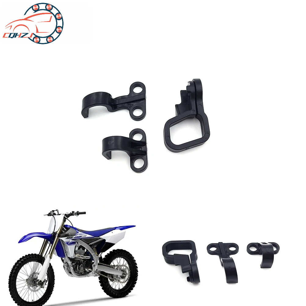 CQHZJ バイク用フロントリアブレーキケーブルクランプガイ - Motorcycle Brake Cable のレビューと価格