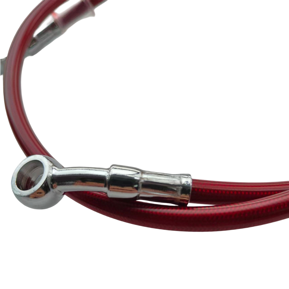 28-28 レッドユニバーサルオートバイ油圧ブレーキライン鋼 - Motorcycle Brake Cable のレビューと価格